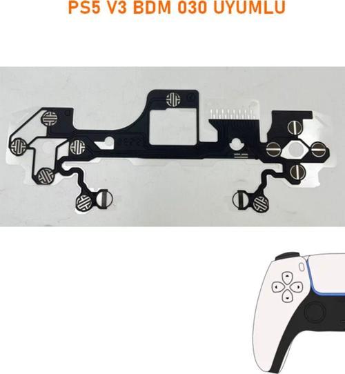 Ps5 İç Film Siyah Flex Şerit V3 Versiyon 3 Playstation 5 Yedek Parça Ps5 Uyumlu Kol Tamir