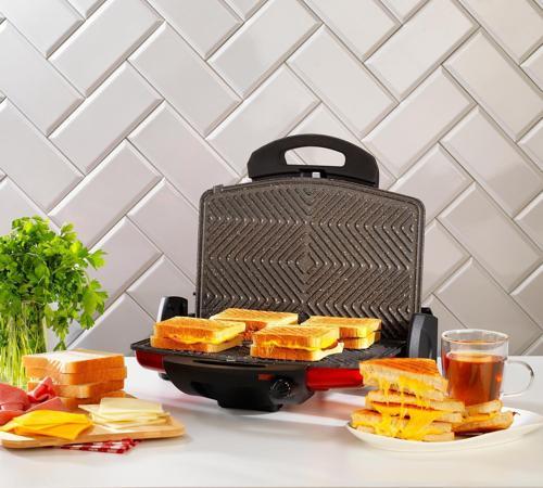 Grill Chef Tost Makinesi-Lal Kırmızı