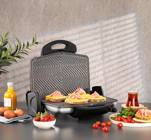 Grill Chef Tost Makinesi-Inox