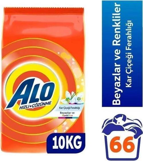10 Kg Kar Çiçeği Ferahlğı Beyazlar Ve Renkliler Hızlı Çözülme Toz Deterjan
