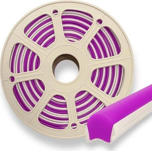 Neon Led Kılıfı 7mm 5 Metre Mor 