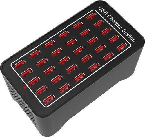 YFY-A75 30 Portlu Usb Şarj İstasyonu 5V 2.4A 150W 