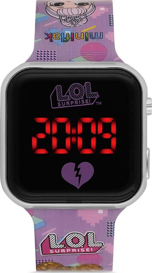 LOL Surprise! Lisanslı LOL8002 Lila Square Led Çocuk Saati