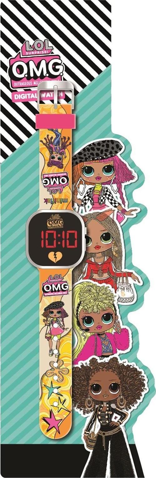 LOL Surprise! OMG Lisanslı OMG8003 Lacivert Square Led Çocuk Saati