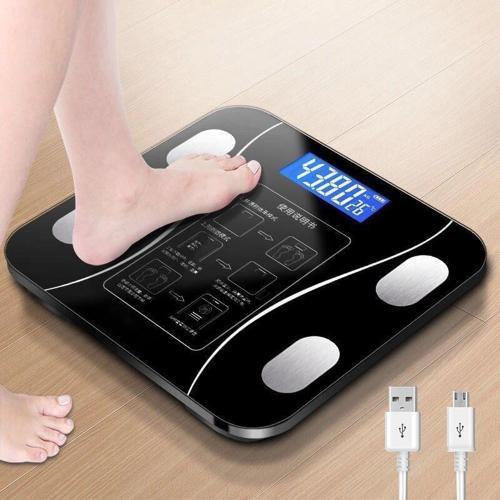 Akıllı Kablosuz Dijital Banyo Ve Vücut Yağ Ağırlık Ölçeği Vücut Kompozisyonu Analizörü Bluetoothlu T