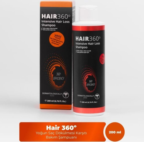 KRC DERMA Hair360 Intensive Hair Loss Shampoo 200 ml