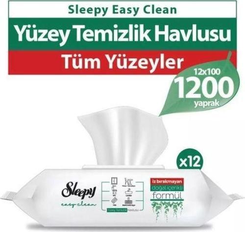 Easy Clean Yüzey Temizlik Havlusu 12x100 (1200 Yaprak)