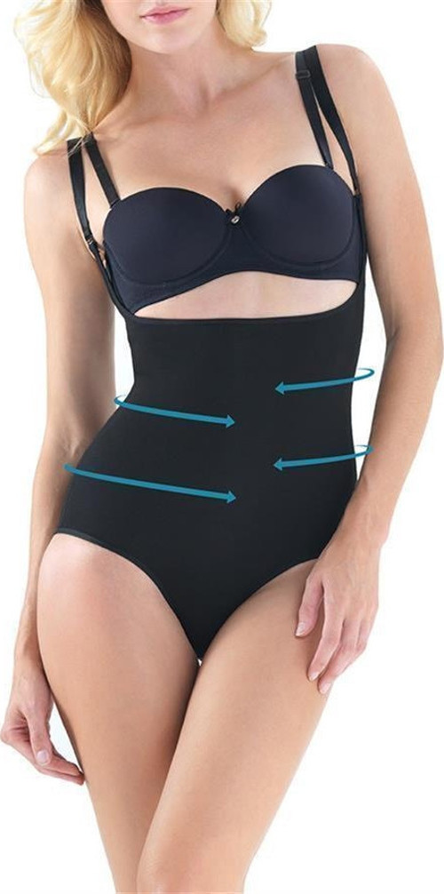 FormF 990 Kadın Beden Küçülten Dikişsiz Göğüs Altı Slip Boy Korse
