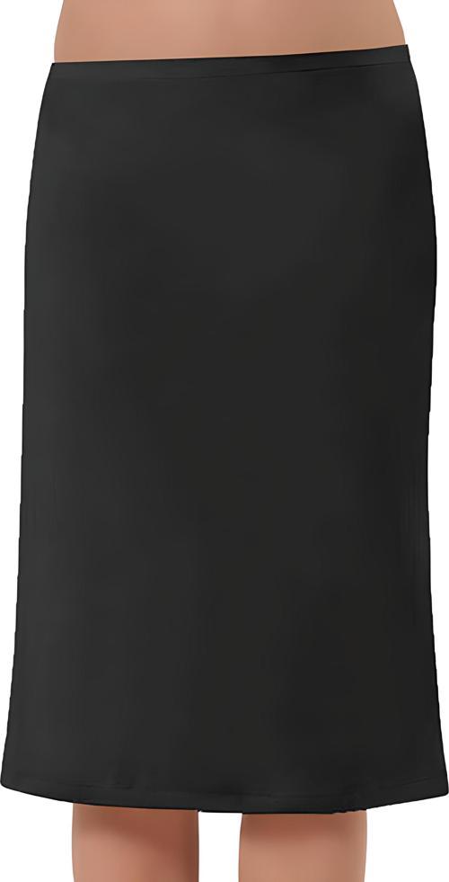 9985 Likrali Jarse Maxi Jupon Beyaz