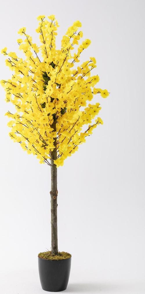 Yapay Bahar Dalı Ağacı 150 Cm 70 Dal Sarı