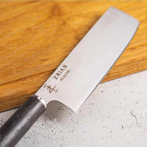 Japon Tasarım Nakiri Sebze Doğrama Bıçağı- Paslanmaz Çelik- 16 Cm