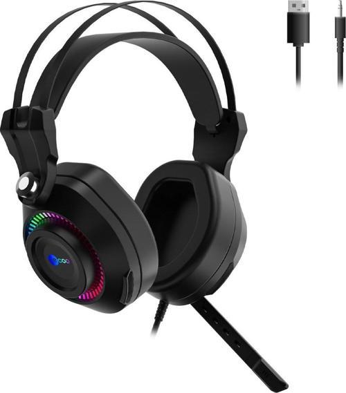 Lecoo HT405 RGB Mikrofonlu Oyuncu Kulaklığı