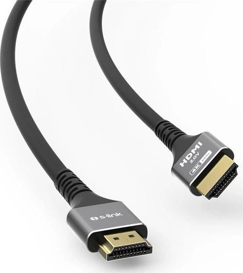 S-link SLX-HD4K03 19+1 HDMI to HDMI 3mt Metal v2.0 4K (4096-2160) 60Hz Kablo