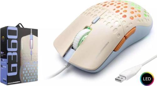 G360 Rgb 6 Buttons Usb 3600 Dpı Oyuncu Mouse (1,40cm Kablo Uzunluğu)