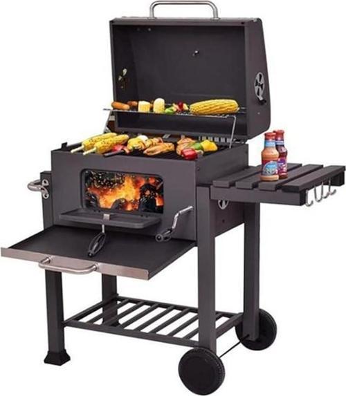 FLEXTAIL Memphis Fırınlı Mangal Kömürlü Mangal & Fırınlı Barbekü Paslanmaz Çelik Katlanır Ayaklı