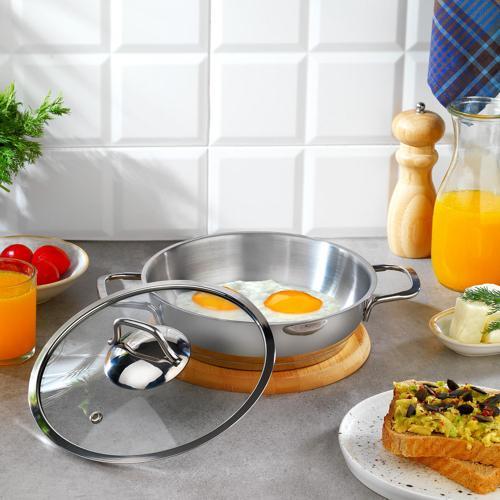 Held Çelik Sahan 20 Cm 2 Parça-Inox (Kapaklı)
