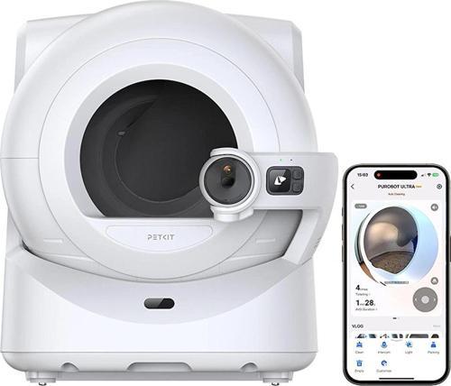 Purobot Ultra Akıllı Kedi Tuvaleti Beyaz (Resmi Distribütör Garantili)