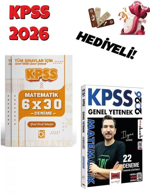 2026 KPSS Matematik 22 + 6 Deneme Seti 2 Kitap Bigelio ve Yargı Yayınları