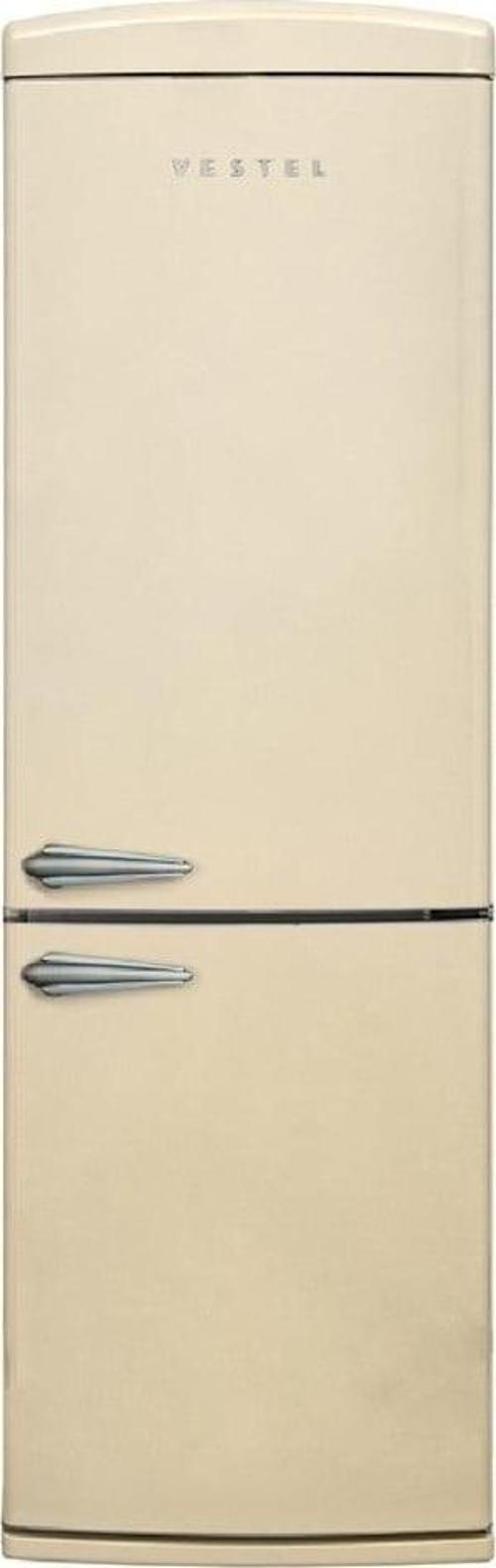 Retro NFK37201 Bej Buzdolabı