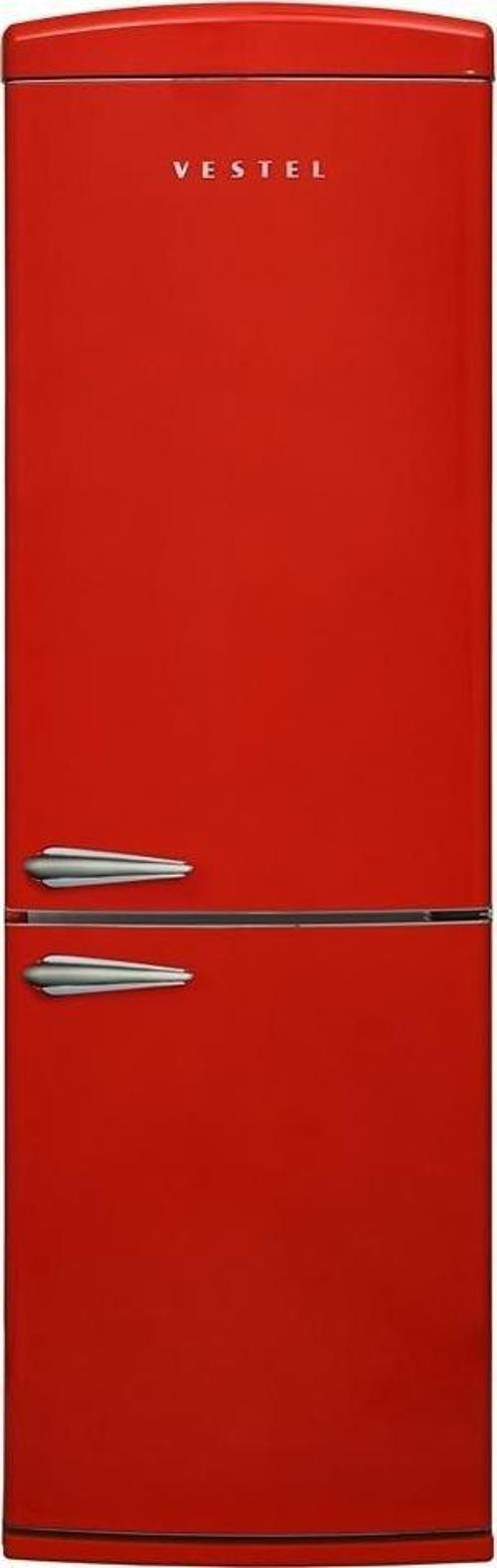 RETRO NFK37211 KIRMIZI Buzdolabı