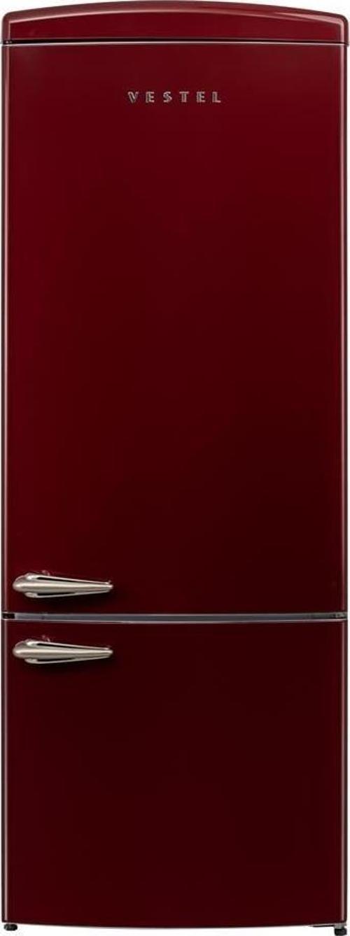 RETRO NFK52211 BORDO Retro Kombi Buzdolabı
