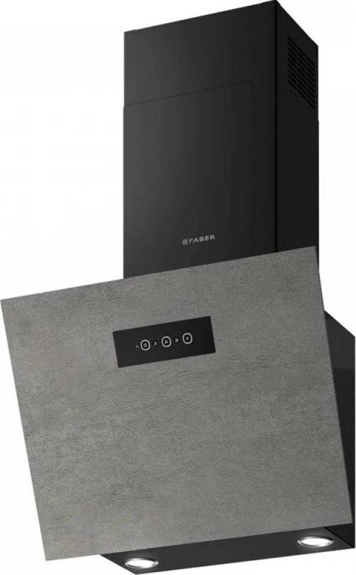 3300694727 Grexia GRES LG 60 cm Siyah/Light Grey Porselen Faber Davlumbaz