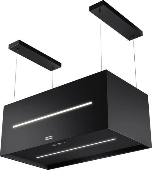 3450698564 FMAS BK EXTRA MATT F 80 KL  Matt Black Davlumbaz