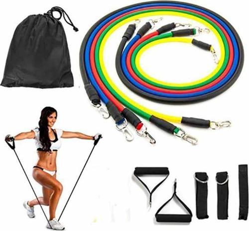 DİRENÇ LASTİK SETİ - 5 FARKLİ SERTLİK UNİSEX, SİYAH