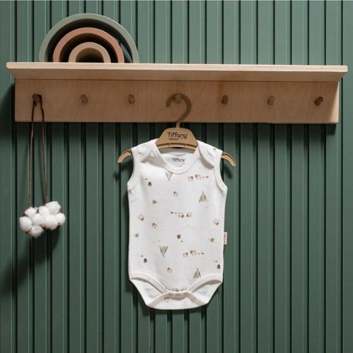 Baby Happy Lambs Organik Theme Atlet Body 33009
