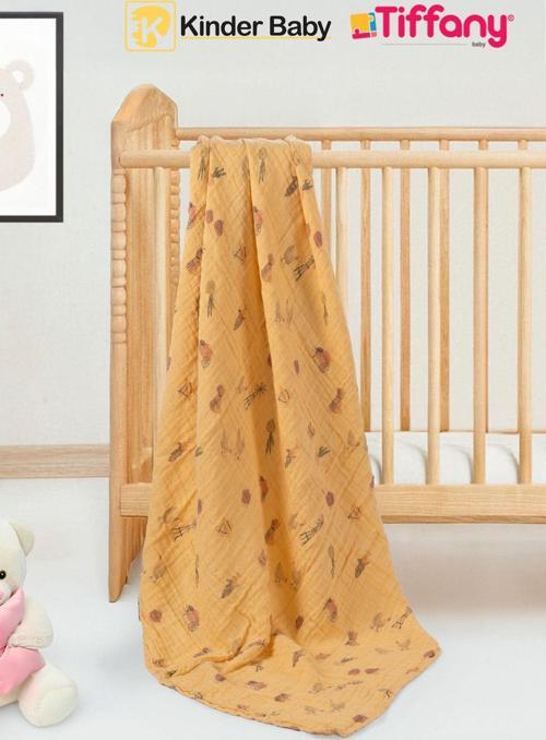 Baskılı Müslin Bebek Battaniye 79080