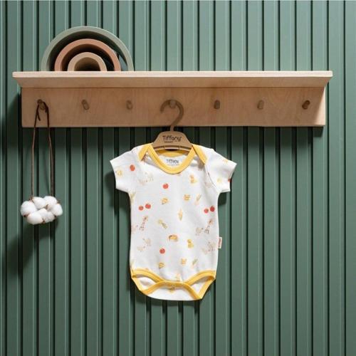 Baby Strawberry Organik Theme Yarım Kol Body 45008