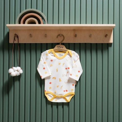 Baby Strawberry Organik Theme Uzun Kol Body 45011