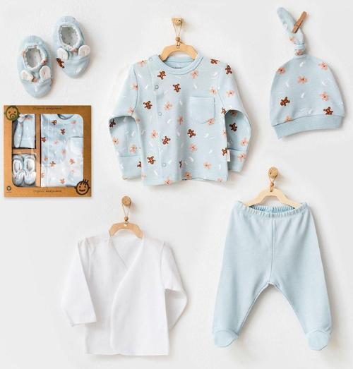 Bebek Hastane Çıkışı 5 Pcs Newborn Set Gıngers