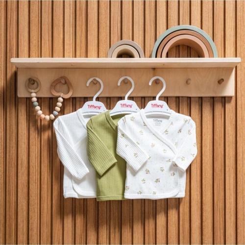 Baby Green Plant Theme 3'Lü Üst Zıbın 48078