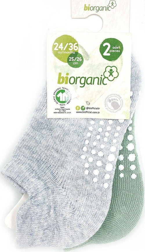 Unisex 2'Li Kaymaz Çorap 68487
