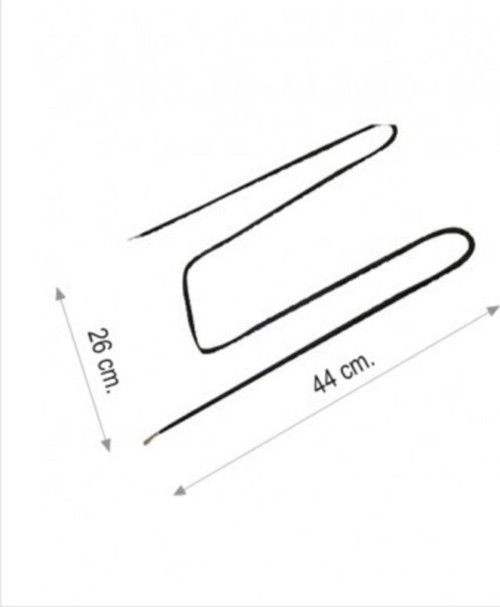 Kumtel M Tipi Fırın Rezistansı 1000 W 220 V Soket Dahil Uzunluk 47 Cm Dir