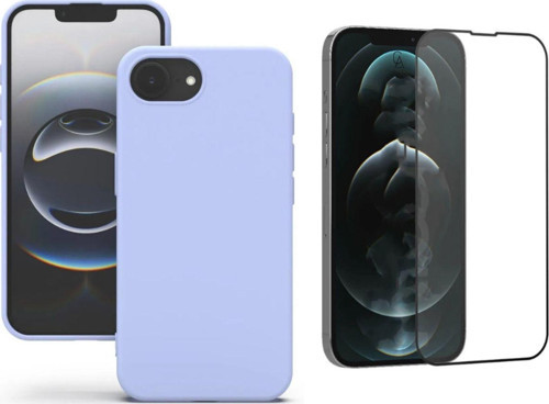 Apple İphone 16E Uyumlu İçi Kadife Lansman Kılıf Ve Seramik Tam Kaplayan Cam Ekran Koruyucu