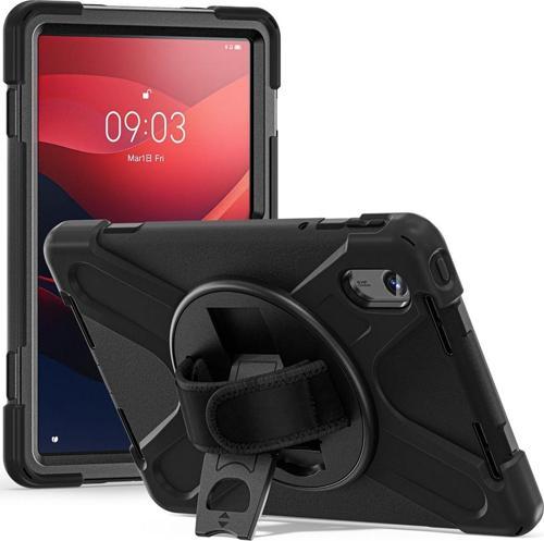 Lenovo Tab K11 Tb 330Fu 11 İnç Uyumlu Yüksek Korumalı Askı Kayışlı Tablet Silikon Kılıf
