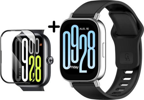 Xiaomi Redmi Watch 5 Active Uyumlu Yumuşak Silikon Kordon Ve Kavisli Ekran Koruyucu Seti