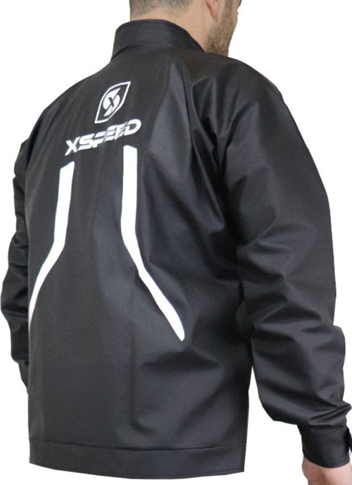 Motorcu Yağmurluk Rüzgarlık Dikişsiz %100 Su Ve Rüzgar Geçirmez Reflektörlü Tek Üst Ceket