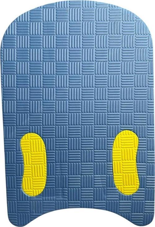 Yüzme Tahtası Büyük Boy Sarı-Mavi 46X31X2,6 Çocuklar Ve Yetişkinler Için Tasarlanmıştır