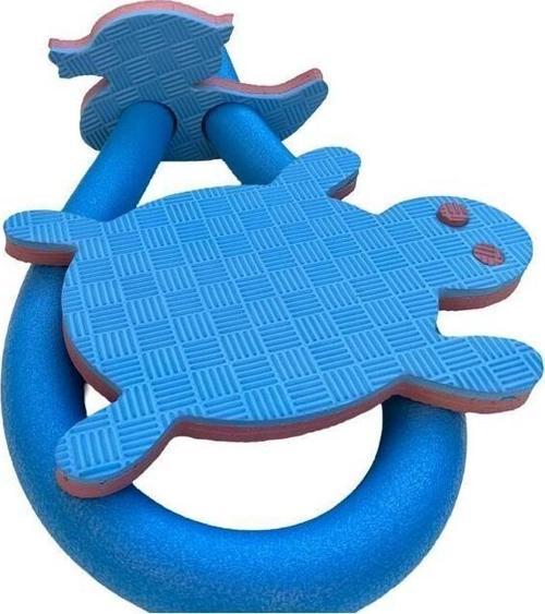 Yüzme Tahtası (3 Lü Set Yüzme Tahtası Makarna Makarna Kilit Aparatı) Bordo Mavi - Kaplumbağa