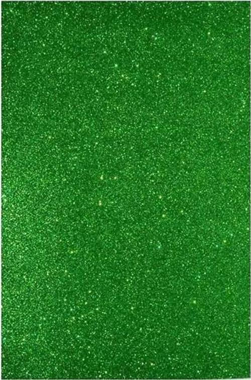 Simli Fon Kartonu 50X70 Yeşil Rulo Şeklinde - 4 adet