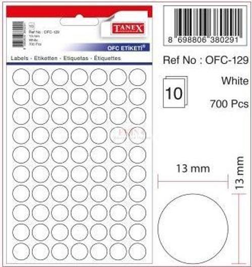 Etiket 10Lu Ofc-129