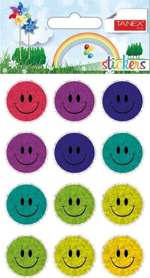 Tanex Gülen Yüz Sticker 2Li Stc-220 - 6 set