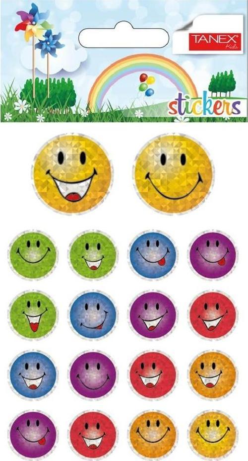 Tanex Gülen Yüz Sticker 2Li Stc-223 - 6 set