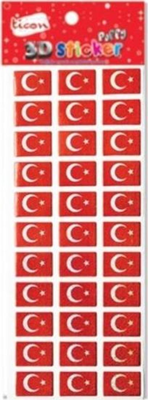 Sticker Bayrak - 6 adet