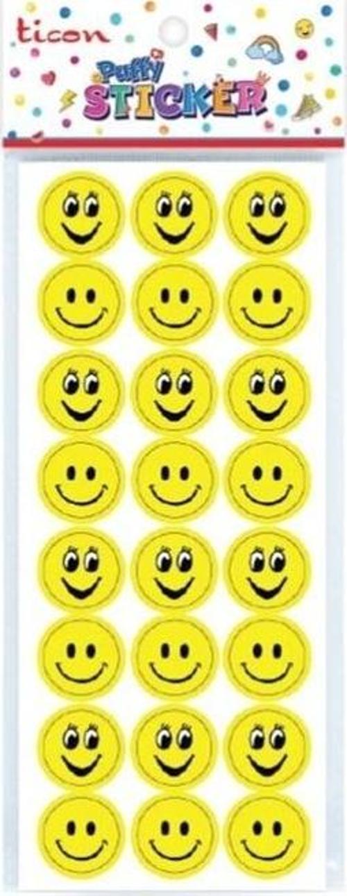 Sticker Gülen Yüz - 6 adet