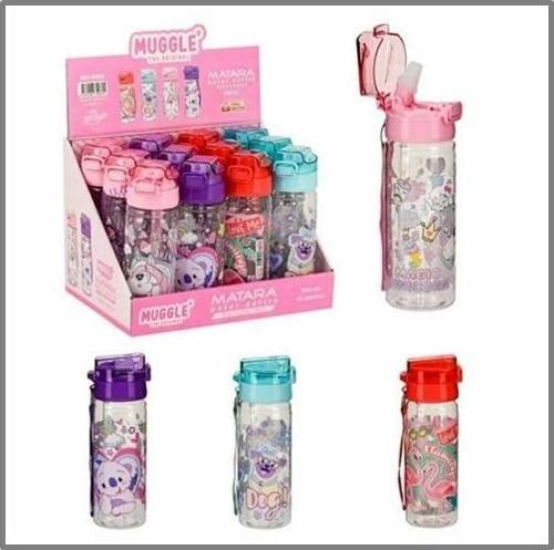 Muggle Glow Gırl Matara Plastik 500Ml