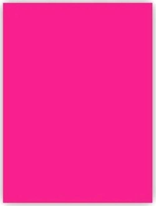 Fosforlu Fon Kartonu 50X70 Pembe Rulo Şeklinde - 6 adet